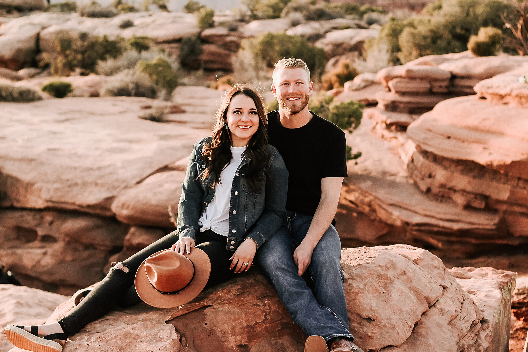 dead horse state park moab engagement photos by adrian wayment photo