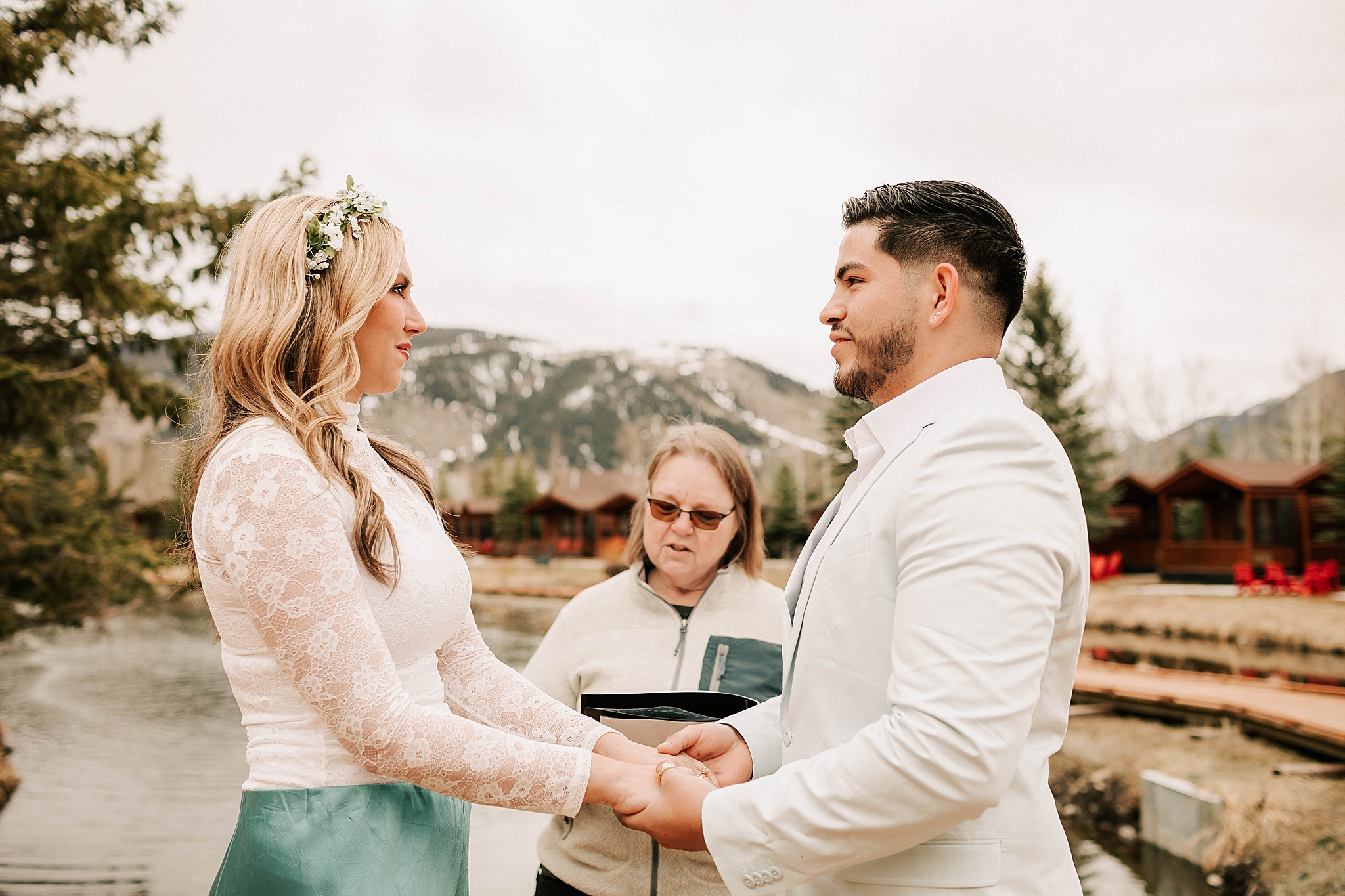 jackson hole elopement at the rustic inn by adrian wayment photo