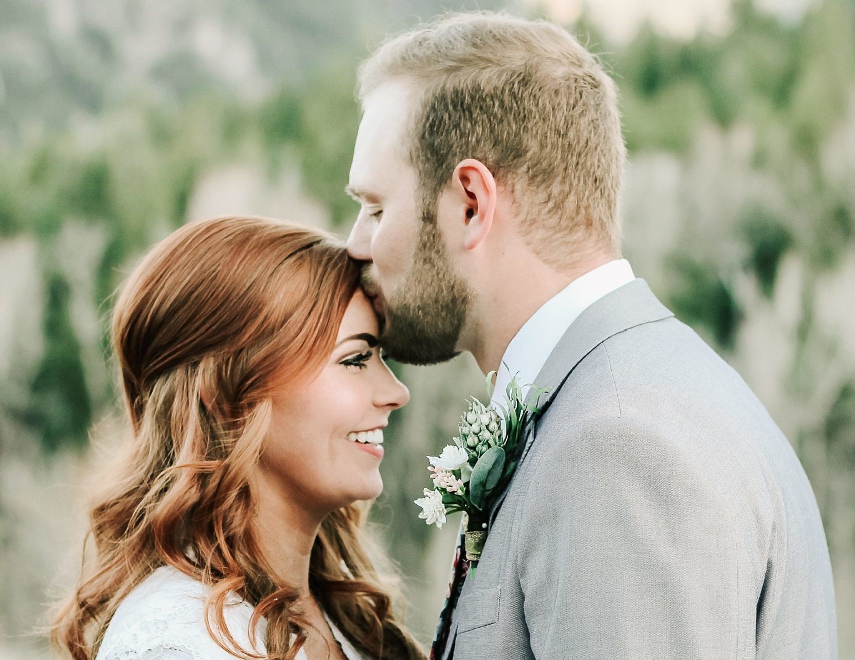 bride and groom for their wedding at le jardin utah by adrian wayment photo