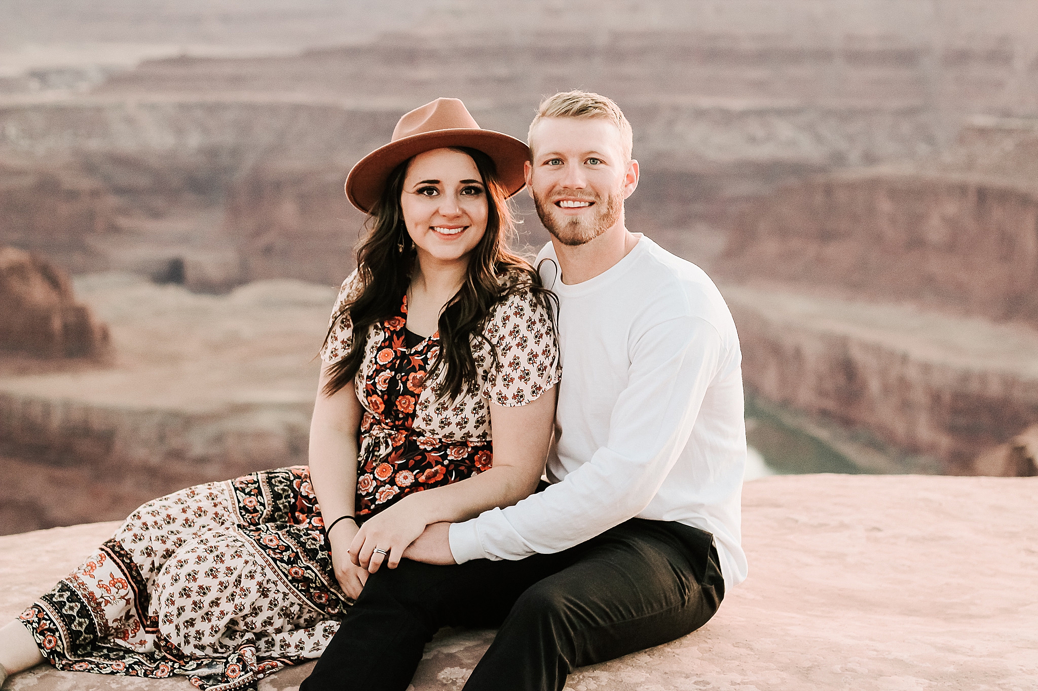 engagement photos before a moab elopement by adrian wayment photo