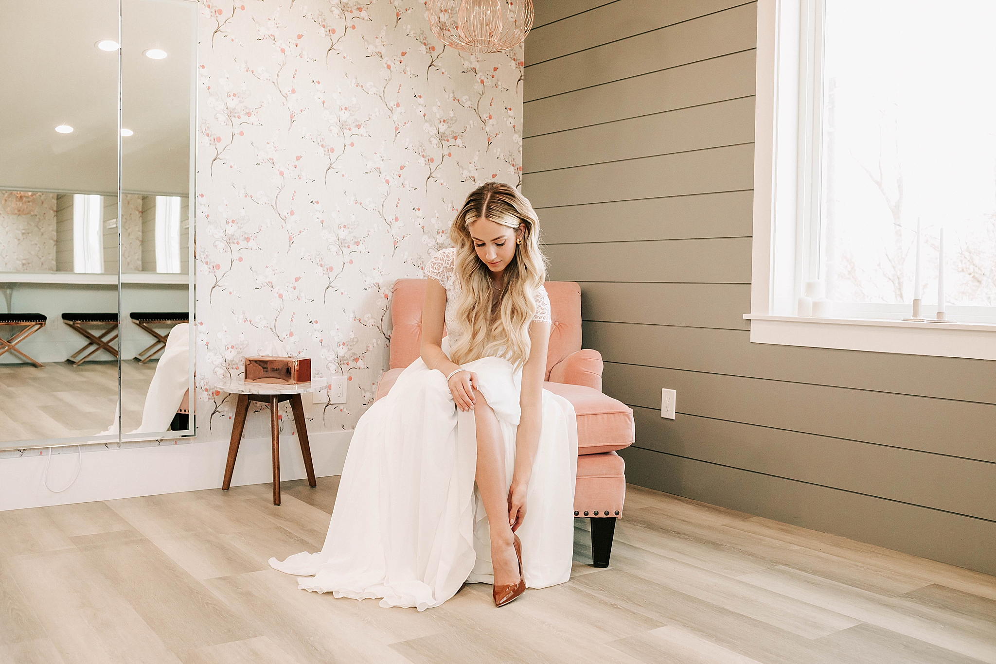 bride at her small jackson hole wedding by adrian wayment photo